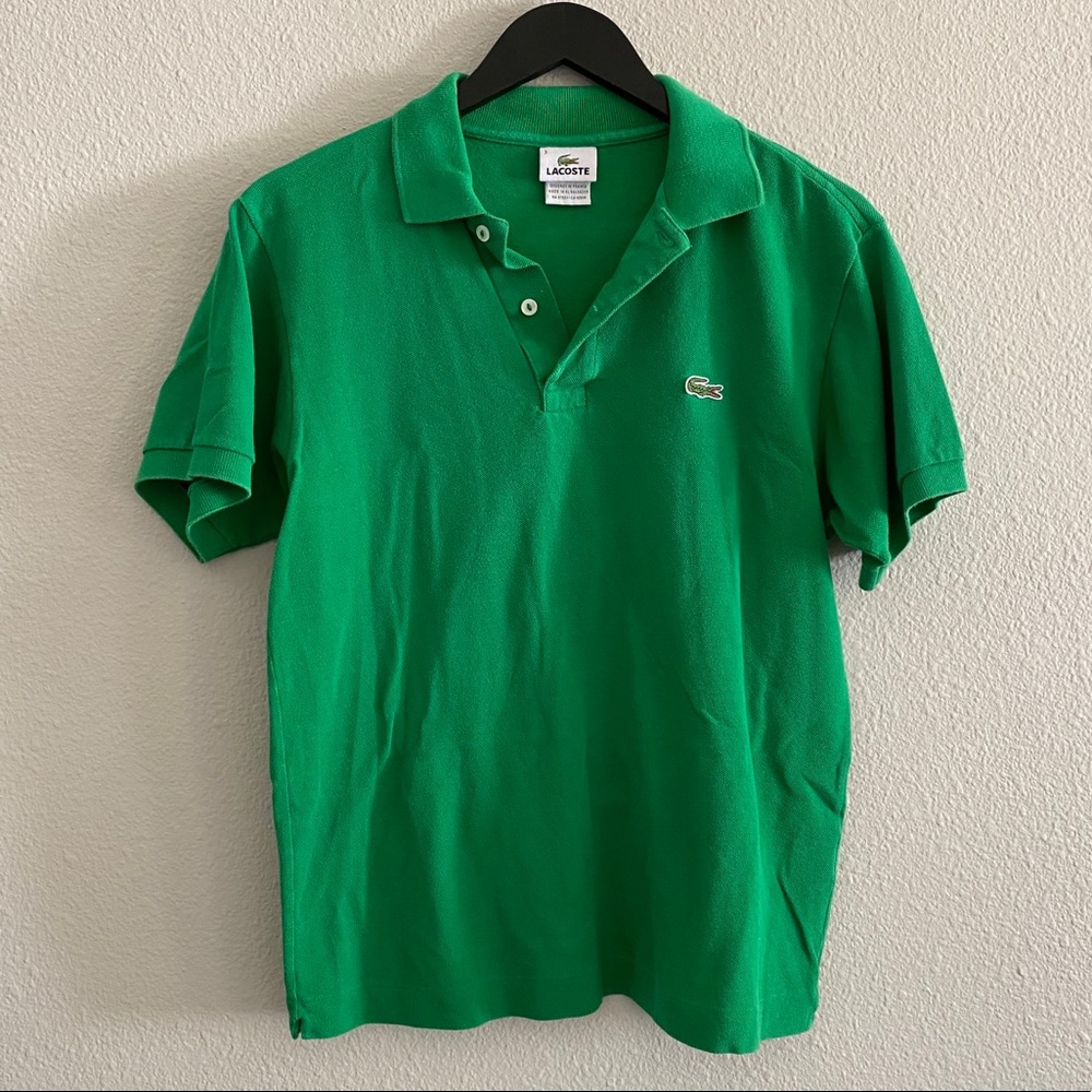 Lacoste Green Polo Sz 3/S